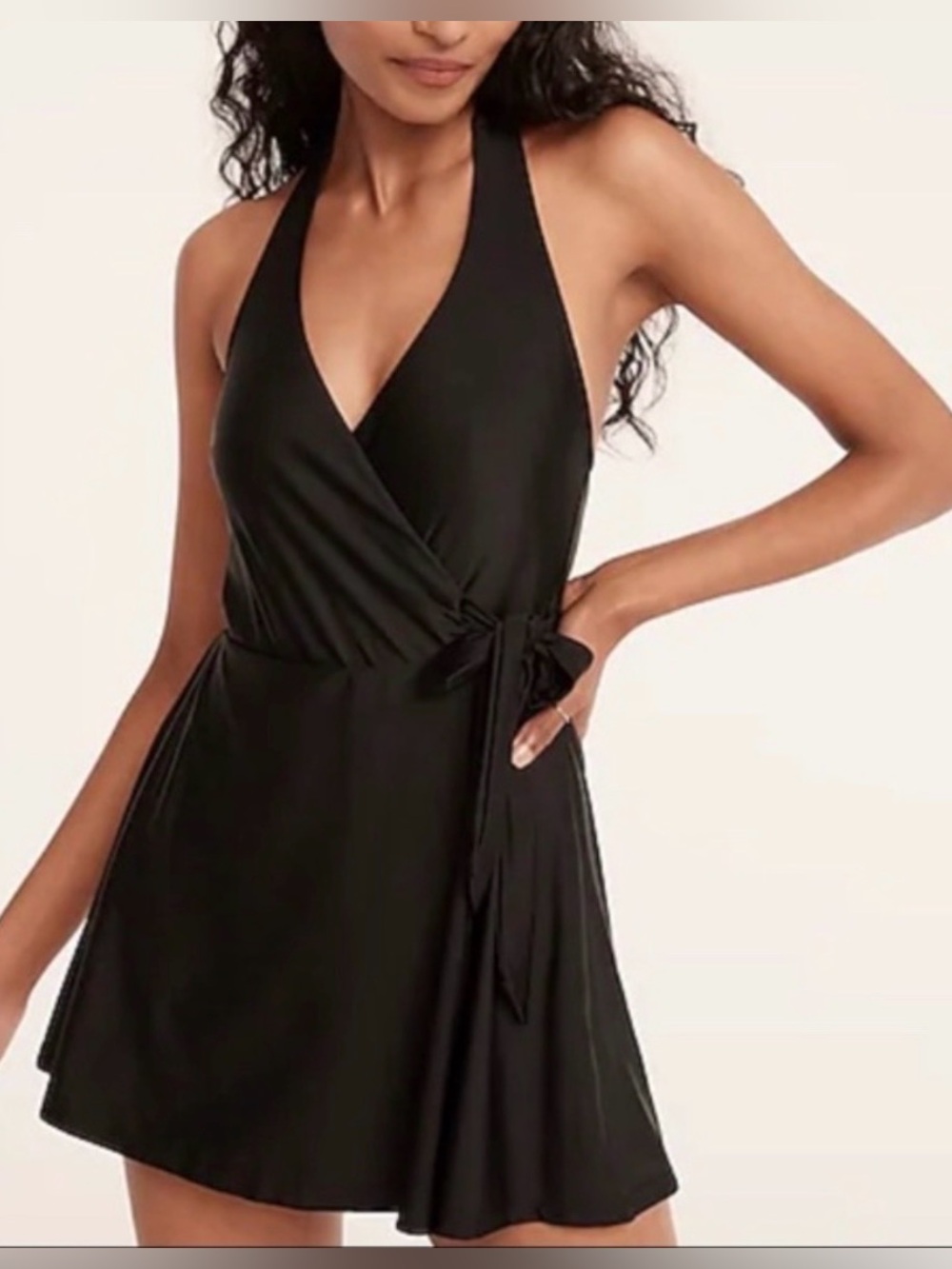 J.Crew Halter Wrap Swim Dress 10
